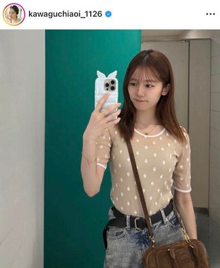 川口葵さんのインスタグラム（＠kawaguchiaoi_1126）より