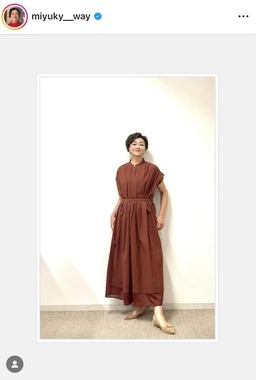 香坂みゆきさんのインスタグラム（＠miyuky__way）より