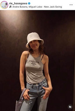 長谷川理恵さんのインスタグラム（＠rie_hasegawa）より