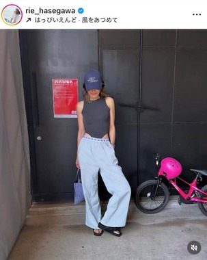 長谷川理恵さんのインスタグラム（＠rie_hasegawa）より