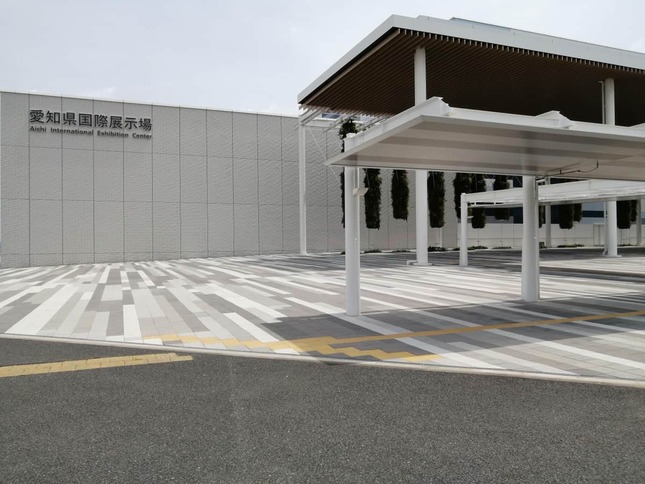 会場になるはずだった愛知県国際展示場（Aichi Sky Expo）。開催1か月前の中止発表だった