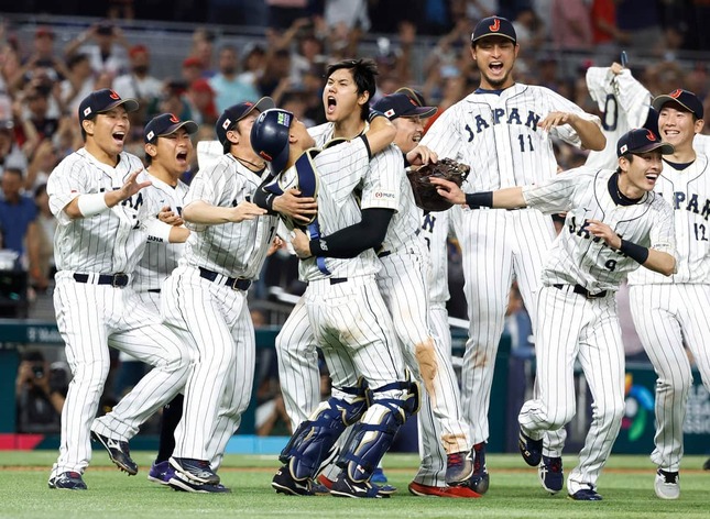 2023年のWBCで日本は優勝を果たした。26年大会では地上波では中継されない（写真：USA TODAY Sports/ロイター/アフロ）