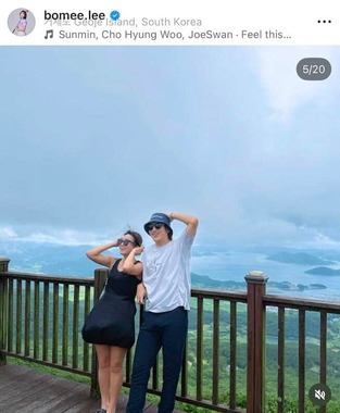 イ・ボミさんのインスタグラム（＠bomee.lee）より