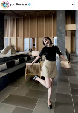 良原安美さんのインスタグラム（＠yoshiharaami）より