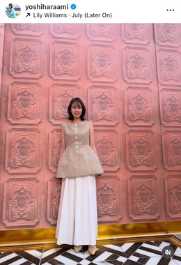 良原安美さんのインスタグラム（＠yoshiharaami）より