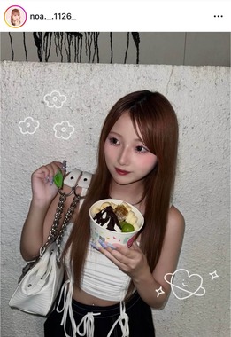 希空さんのインスタグラム（＠noa._.1126_）より