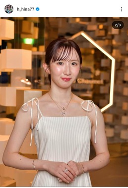 早田ひな選手のインスタグラム（＠h_hina77）より