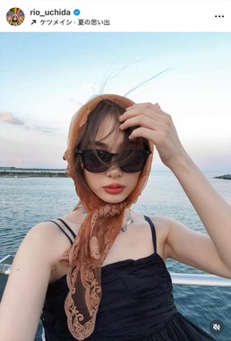 内田理央さんのインスタグラム（＠rio_uchida）より