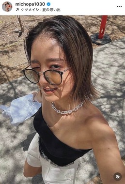 みちょぱさんのインスタグラム（＠michopa1030）より