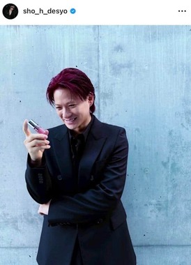 平野紫耀さんのインスタグラム（＠sho_h_desyo）より