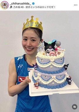 志田千陽さんのインスタグラム（＠_chiharushida_）より