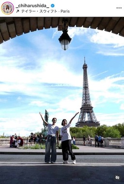 志田千陽さんのインスタグラム（＠_chiharushida_）より