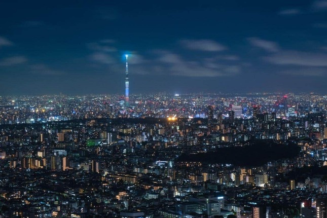 超高層ビル「サンシャイン60」展望台からの夜景