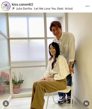 花音さんのインスタグラム（＠kiss.canon62）より
