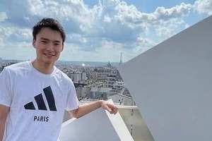 国際結婚のフェンシング松山恭助、25歳の美人妻とのウェディングフォト公開　2人寄り添ってラブラブ