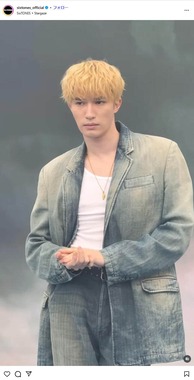 ジェシーさん。SixTONESの公式インスタグラム（＠sixtones_official）より