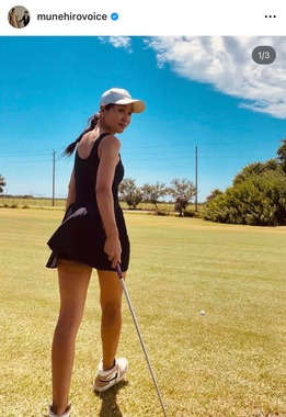 鈴木紗理奈さんのインスタグラム（＠munehirovoice）より
