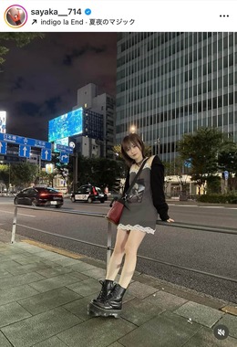 山本彩さんのインスタグラム（＠sakaya__714）より