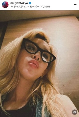 加藤ミリヤさんのインスタグラム（＠miliyahtokyo）より