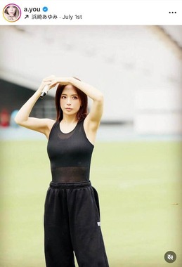 浜崎あゆみさんのインスタグラム（＠a.you）より