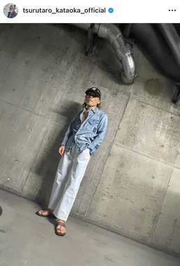 片岡鶴太郎さんのインスタグラム（＠tsurutaro_kataoka_official）より