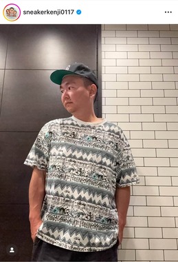 山内健司さんのインスタグラム（＠sneakerkenji0117）より