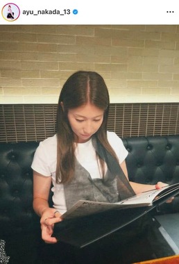 仲田歩夢さんのインスタグラム（＠ayu_nakada_13）より
