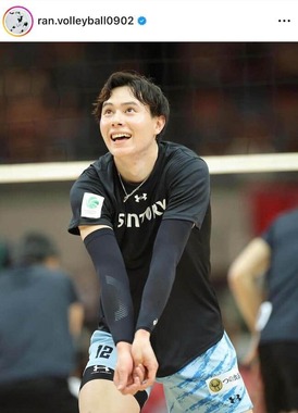 髙橋藍さんのインスタグラム（＠ran.volleyball0902）より