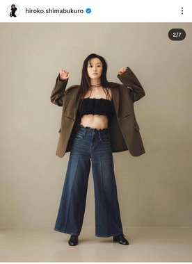 島袋寛子さんのインスタグラム（＠hiroko.shimabukuro）より