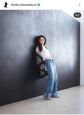 島袋寛子さんのインスタグラム（＠hiroko.shimabukuro）より