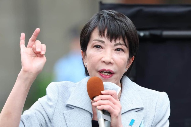 2024年衆院選での高市早苗氏（写真：長田洋平/アフロ）