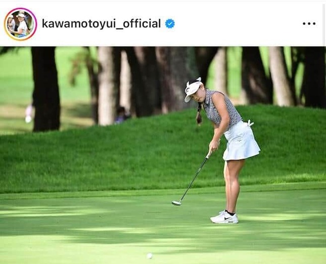 河本結選手のインスタグラム（＠kawamotoyui_official）より