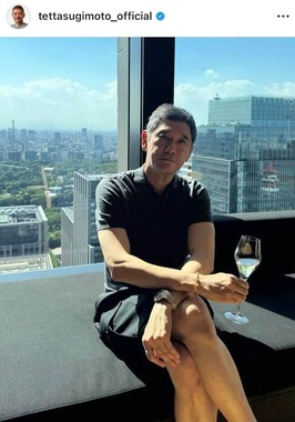 杉本哲太さんのインスタグラム（＠tettasugimoto_official）より