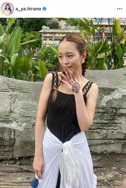 平野綾さんのインスタグラム（＠a_ya.hirano）より