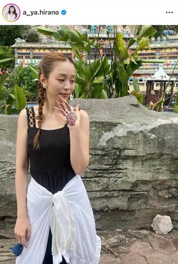 平野綾さんのインスタグラム（＠a_ya.hirano）より