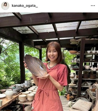 緒方かな子さんのインスタグラム（＠kanako_ogata_）より