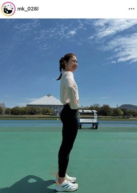 福部真子選手のインスタグラム（＠mk_028l）より