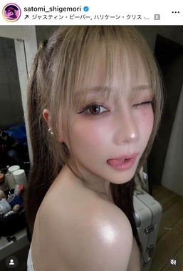 重盛さと美さんのインスタグラム（＠satomi_shigemori）より