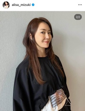 観月ありささんのインスタグラム（＠alisa_mizuki）より