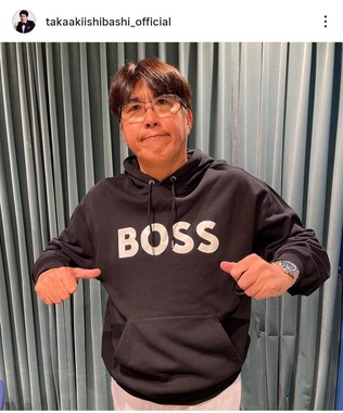2022年の石橋貴明さん。石橋貴明さんのインスタグラム（＠takaakiishibashi_official）より