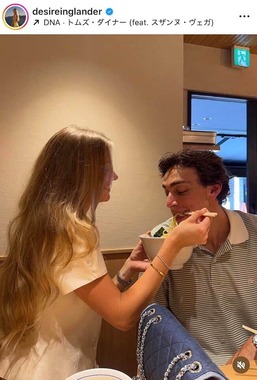デシレ・イングランデルさんのインスタグラム（＠desireinglander）より