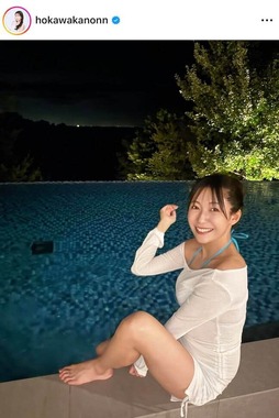 穂川果音さんのインスタグラム（＠hokawakanonn）より