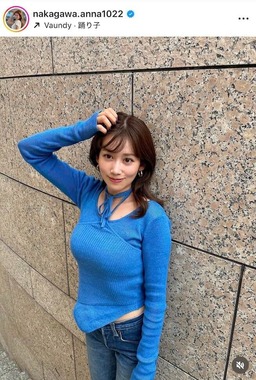 中川安奈さんのインスタグラム（＠nakagawa.anna1022）より