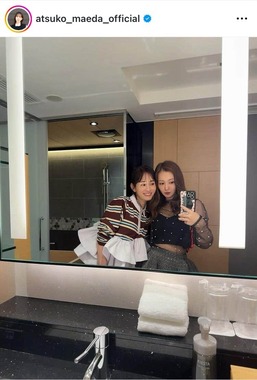 前田敦子さんのインスタグラム（＠atsuko_maeda_official）より