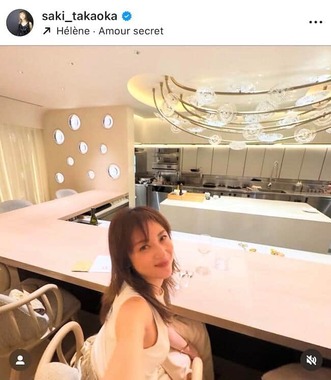 高岡早紀さんのインスタグラム（＠saki_takaoka）より