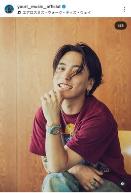 優里さんのインスタグラム（＠yuuri__music__official）より