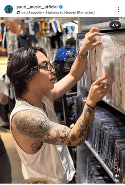 優里さんのインスタグラム（＠yuuri__music__official）より