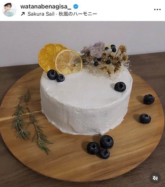 渡邊渚さんのインスタグラム（＠watanabenagisa_）より