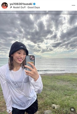 須崎優衣選手のインスタグラム（＠yui106301susaki）より