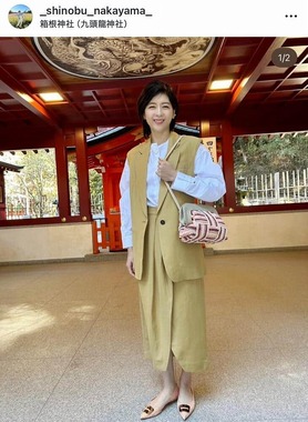 中山忍さんのインスタグラム（＠_shinobu_nakayama_）より
